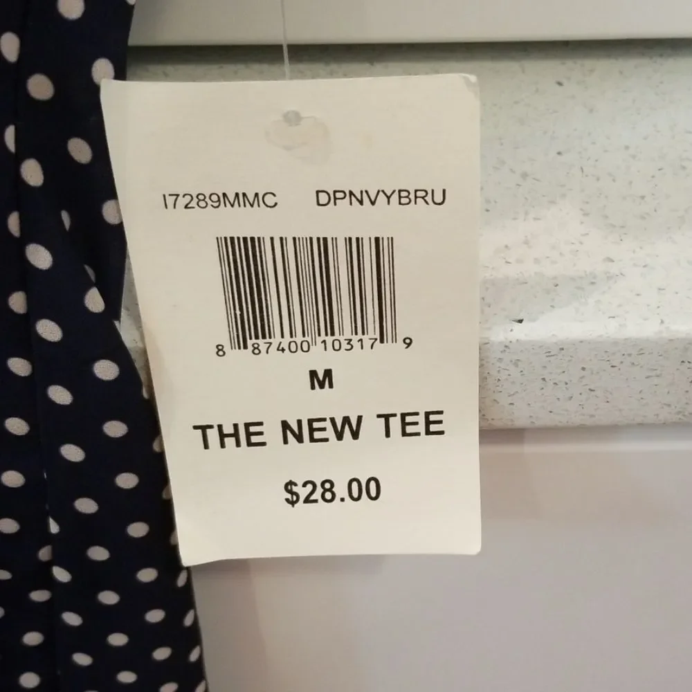 NWT: Eyeshadow silky polka dot top size M - Picture 5 of 12